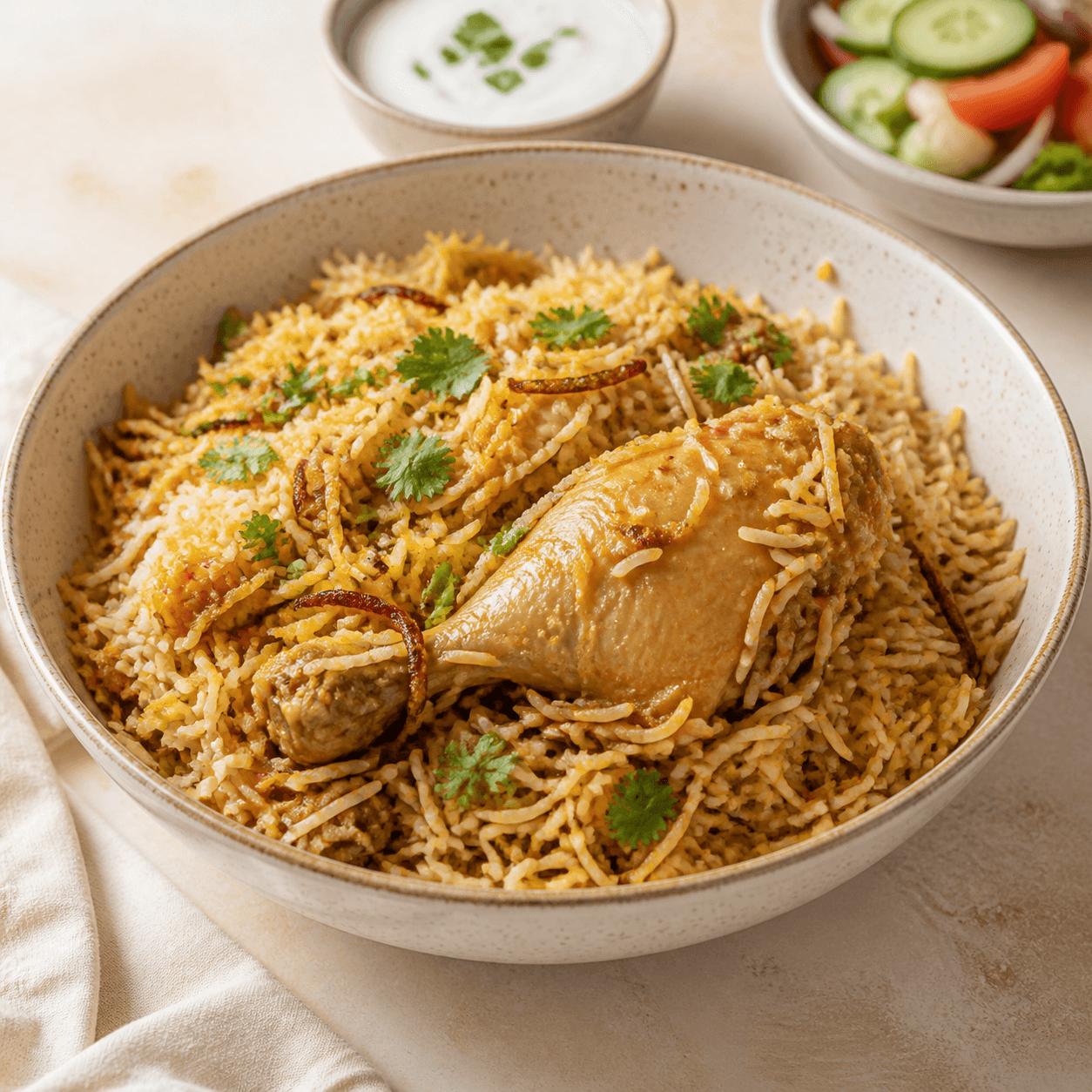 Homemade chicken pulao