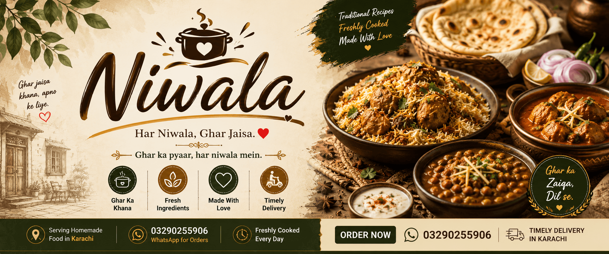 Niwala homemade food cover